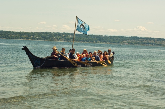 Blue Heron canoe ride Vashon