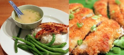 Tonkatsu and Green Beans Recipe