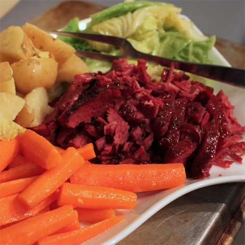 Sweet-Salty-Spicy Glazed Corned Beef