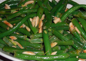 Lemon Green Beans with Almonds