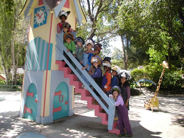Kids on Brer Clock Fairyland