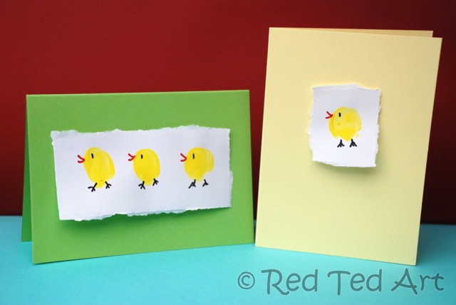 easter chick cards