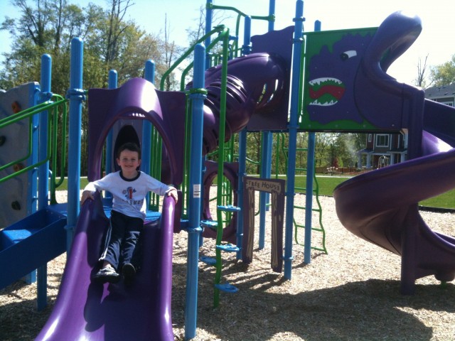 High Point Playground boy