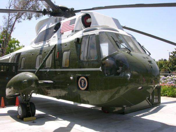 Nixon Library Helicopter