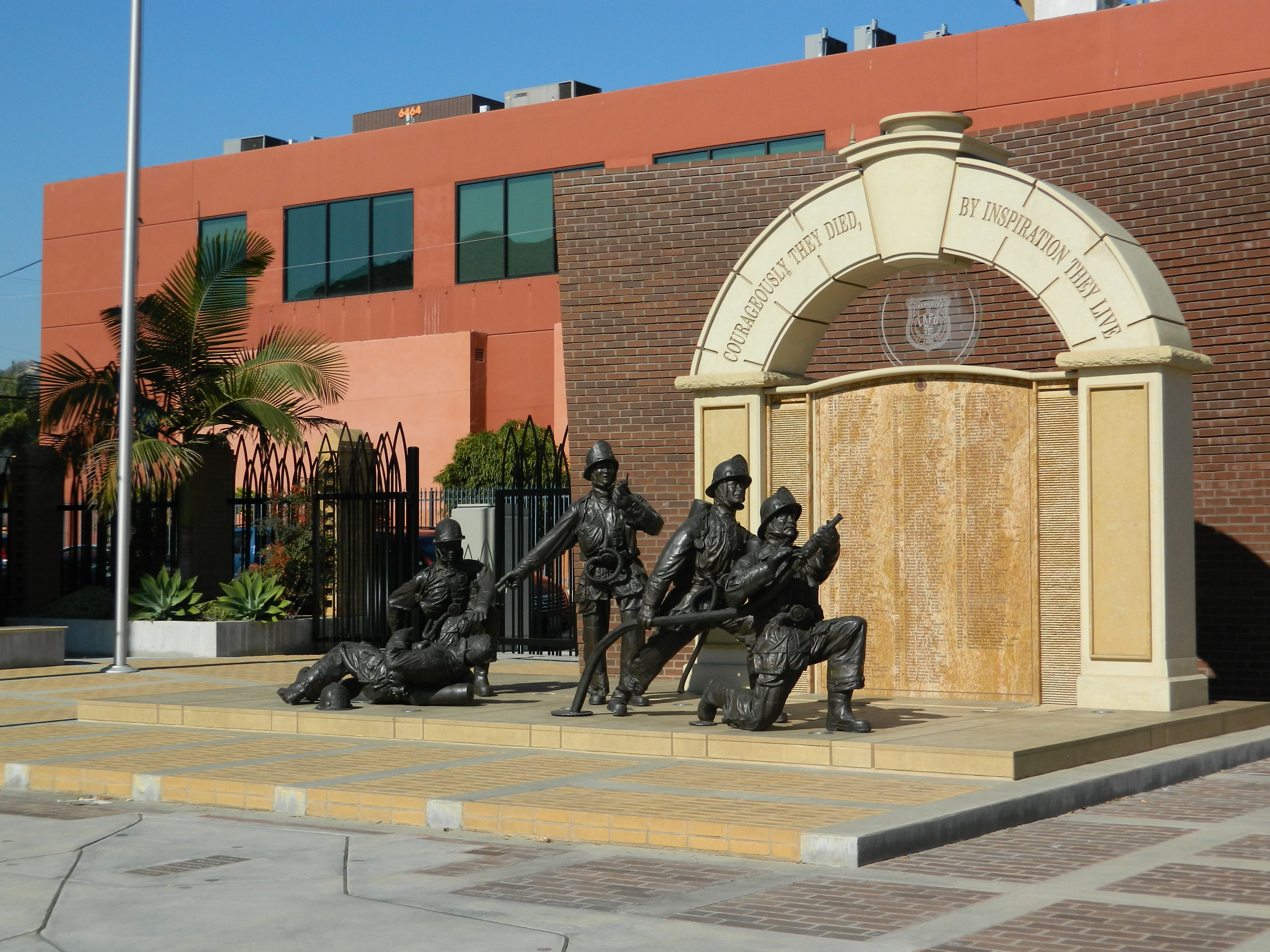 Firefighters Memorial, Los Angeles Fire Museums, LAFD Hollywood