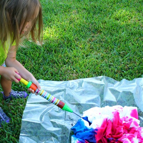 Preschool-Tie-Dye-Project