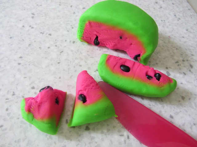 watermelon-playdough