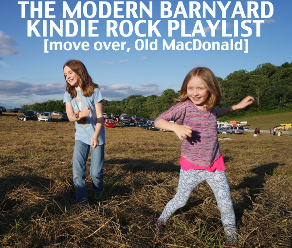 Modern farm and barnyard kindie rock songs for kids