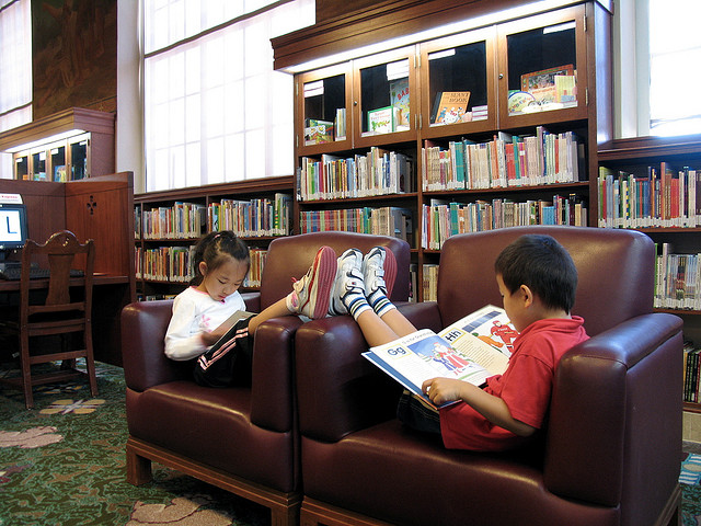 Rest and read Los Angeles Public Library