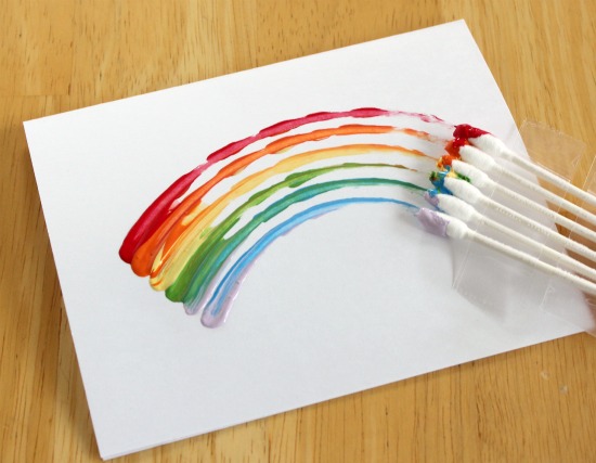 Rainbow-painting-kids-craft