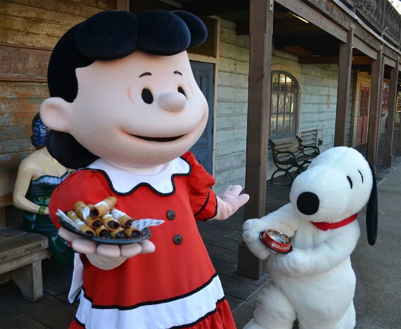 lucy and snoopy_knotts
