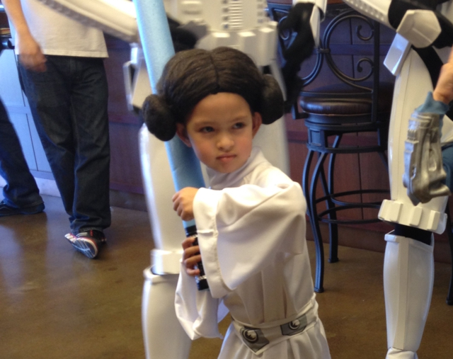 Princess Leia kids cosplay