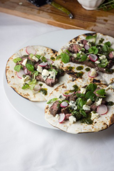 Balsamic-Skirt-Steak-Tacos-with-Blue-Cheese-and-Chimichurri-4