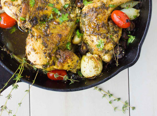 Garlic Herb Roast Chicken - Tinybeans