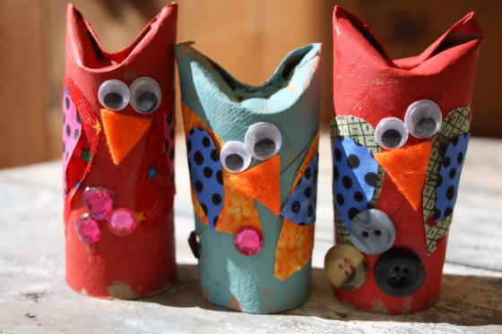 Toilet Paper Roll Owls