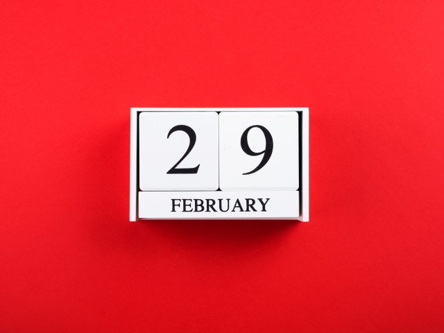 a picture of February 29th, a day that only happens during a Leap Year
