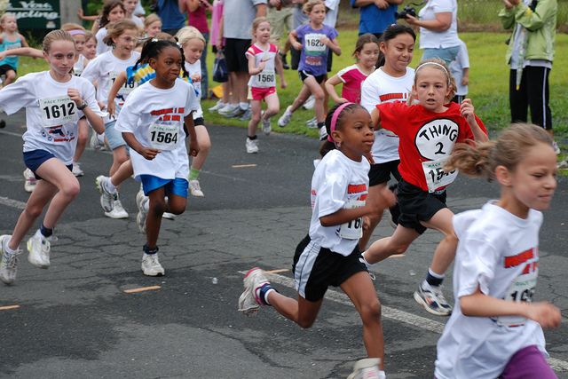 Running kids