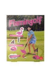 product image of flamingo-shaped golf set