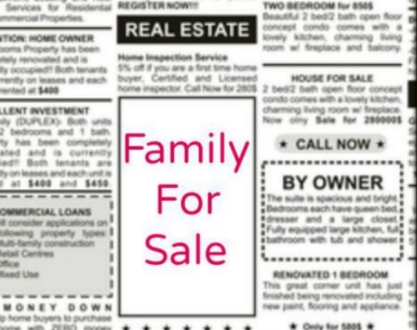 Family for Sale