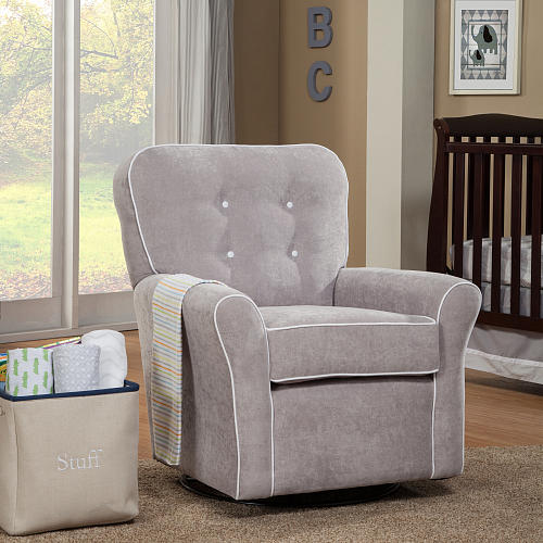 little castle kacy collection morgan nursery swivel glider