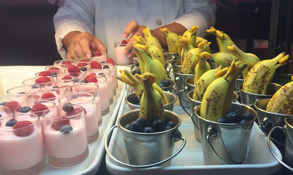 Dolphin Bananas at the Makahiki Restaurant