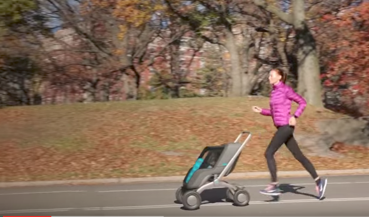 stroller that walks itself