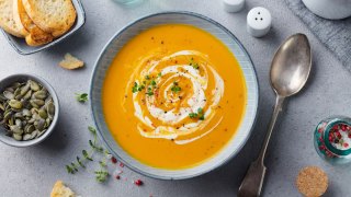 picture of a delicious pumpkin soup recipe