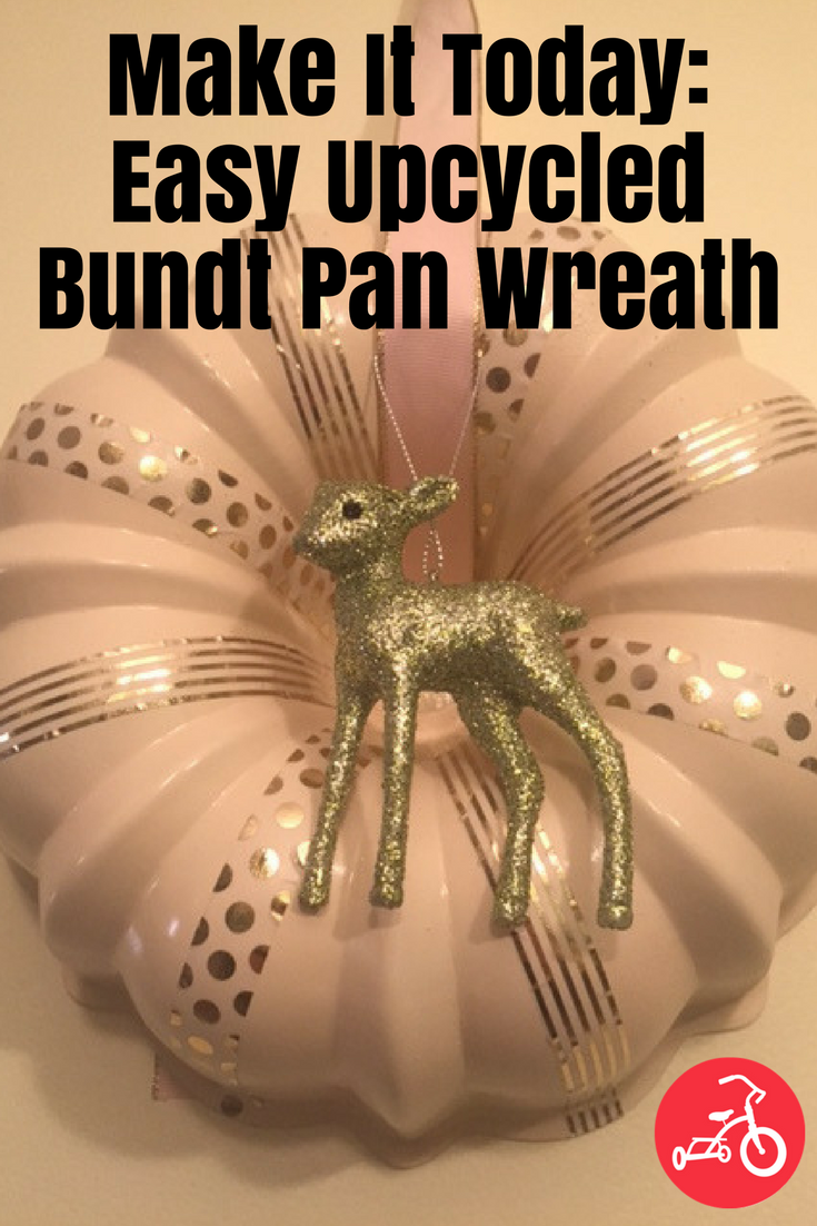 upcycled bundt pan wreath