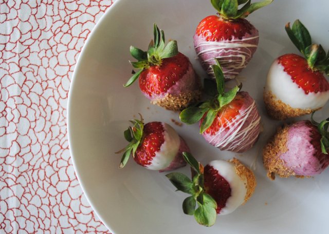 chocolate covered strawberries are a classic valentines day food