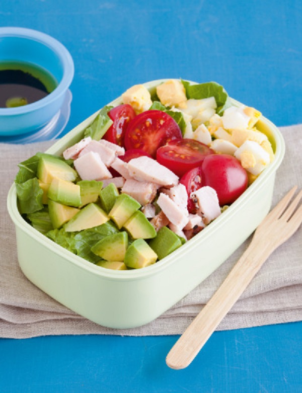 this kiddie cobb salad is a great cold dinner idea