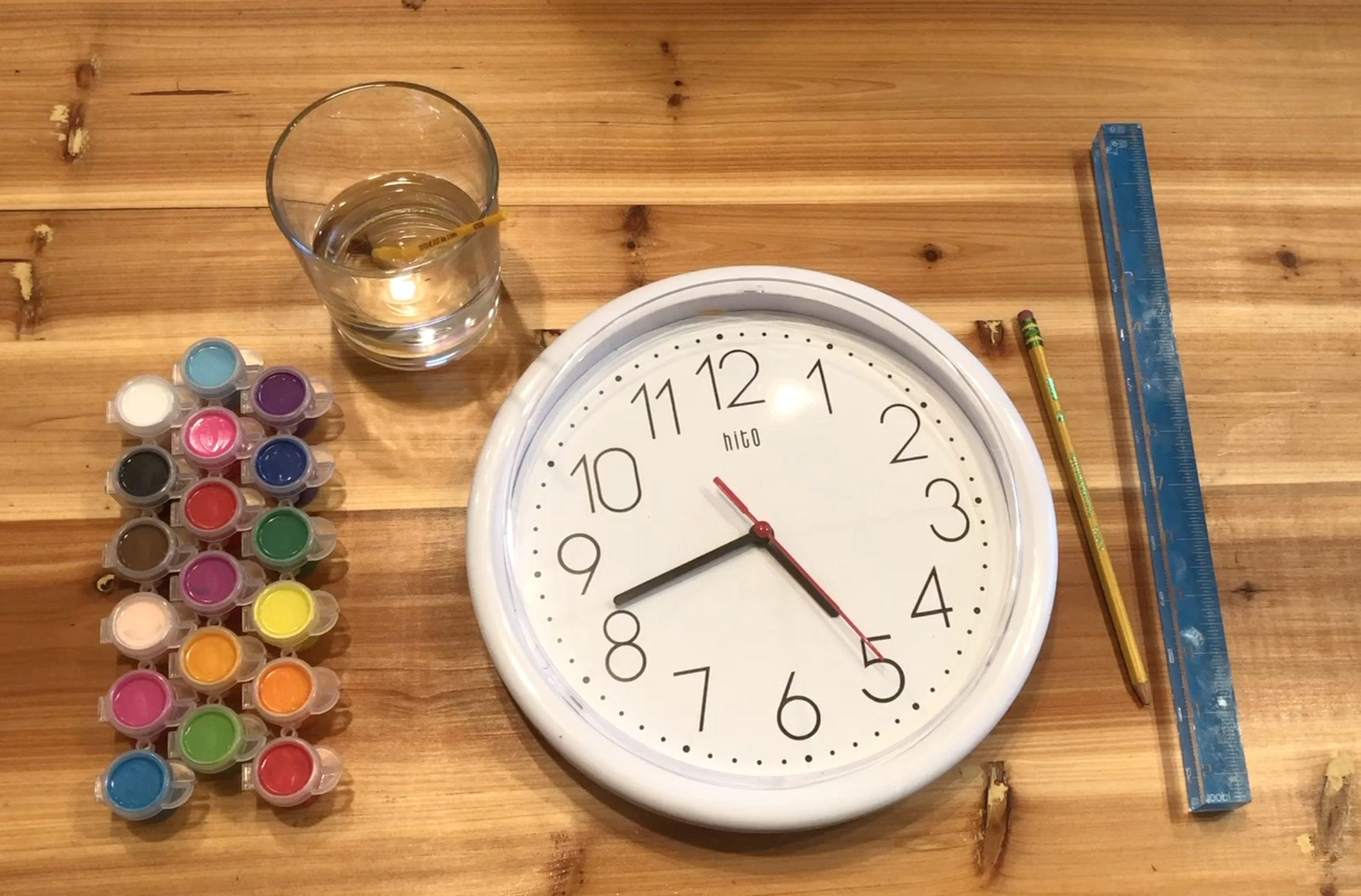 Color-Coded After School Alarm Clock For Kids Routine