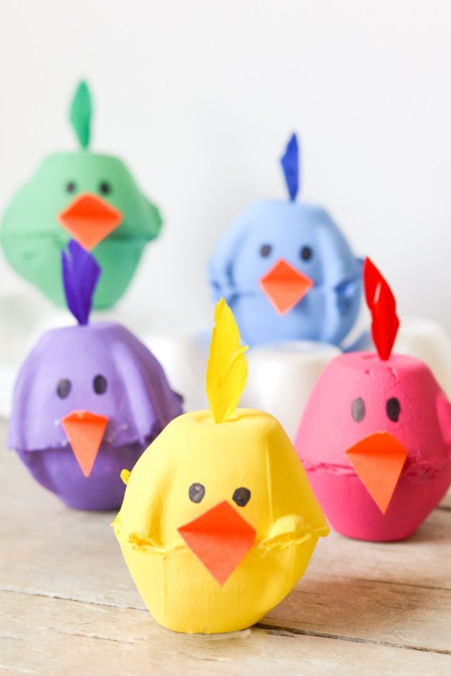 Easy Crafts for Kids That Use Egg Cartons