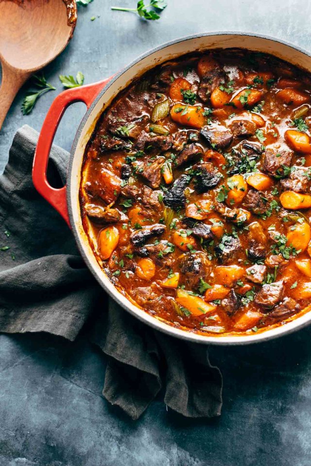 a good make-ahead meal is beef stew.