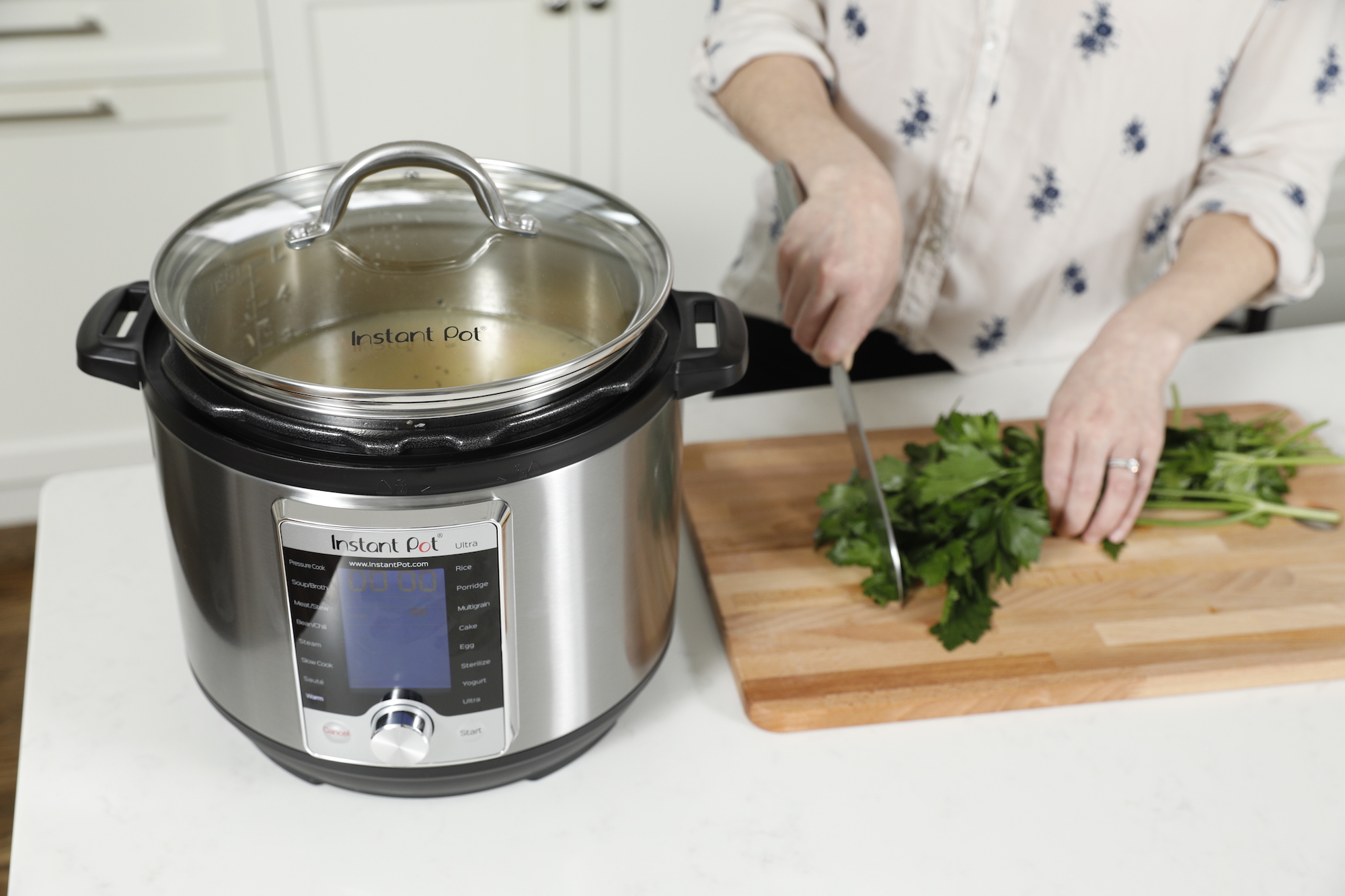 The Instant Pot Has a Built-In Lid Holder