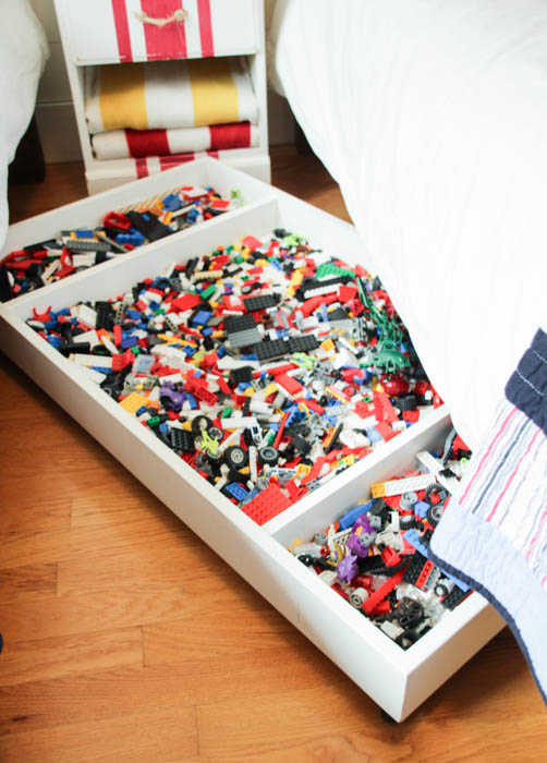 under bed lego table