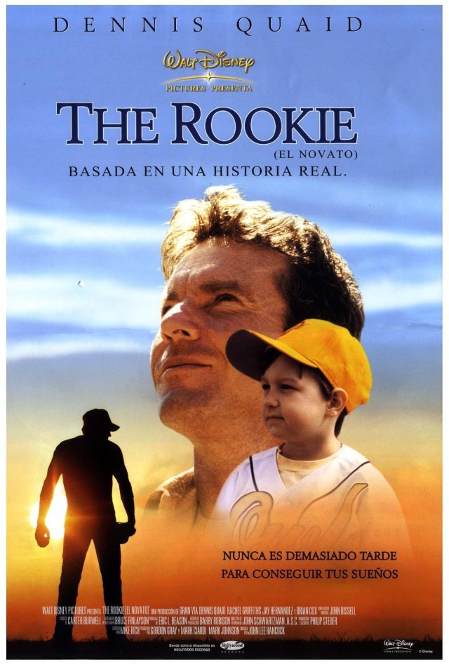 the rookie is a baseball movie for kids