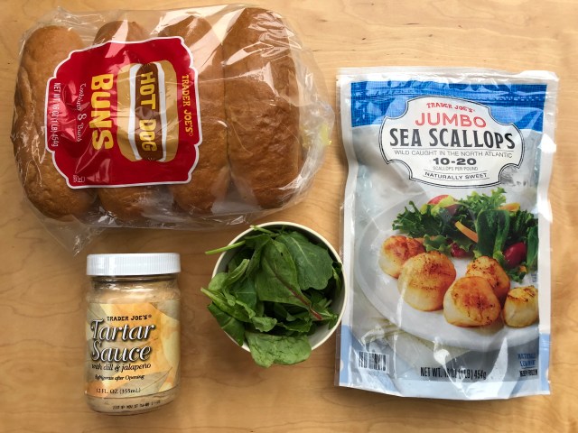 Scallop rolls are an easy dinner idea