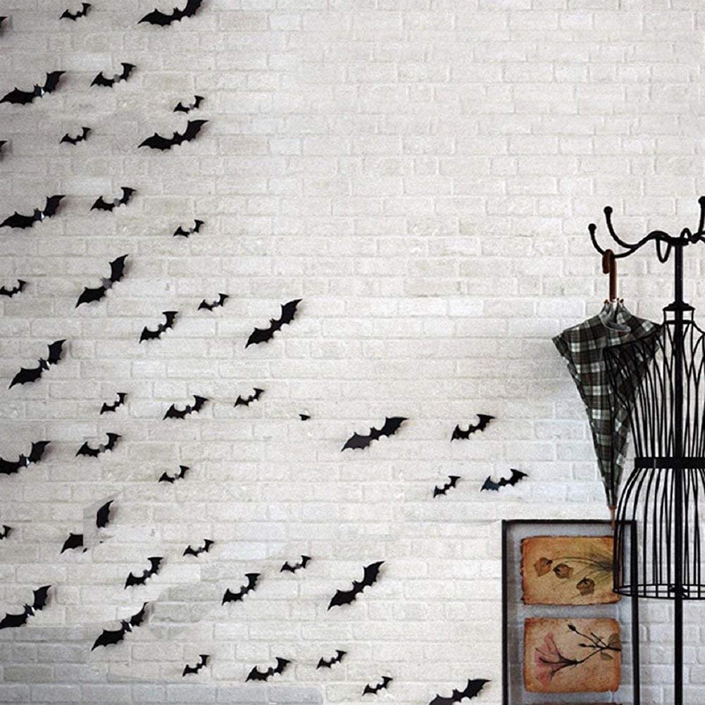 Best Halloween Decorations On Amazon Right Now   Batstickers Halloweendecorations Amazon 