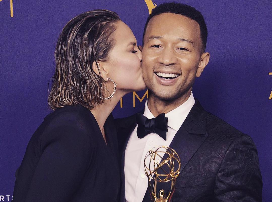 Chrissy Teigen And John Legend Celebrate Historic Egot Win With Pancakes