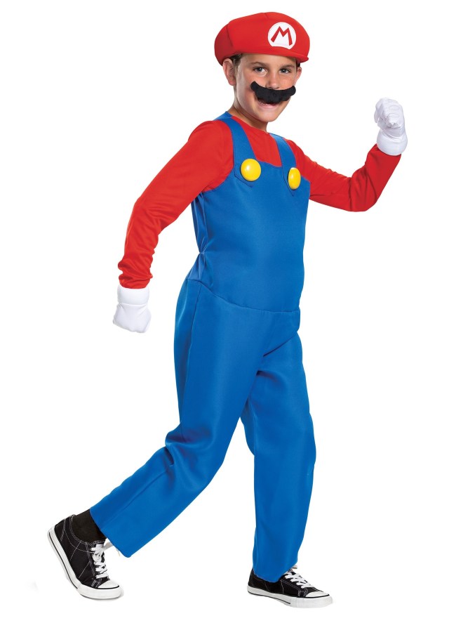 Mario Bros is a popular kids halloween costume in 2023
