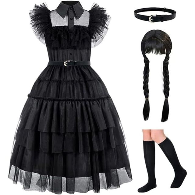 wednesday party dress costume