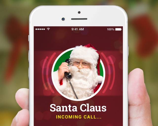 get a message from santa's phone number