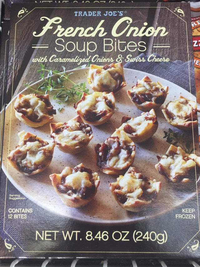 French Onion soup bites are a popular Trader Joe's appetizer