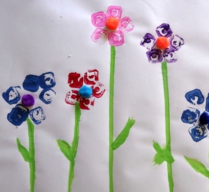 Easy Crafts for Kids That Use Egg Cartons