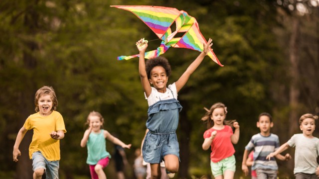 a kite party is a great summer birthday party idea