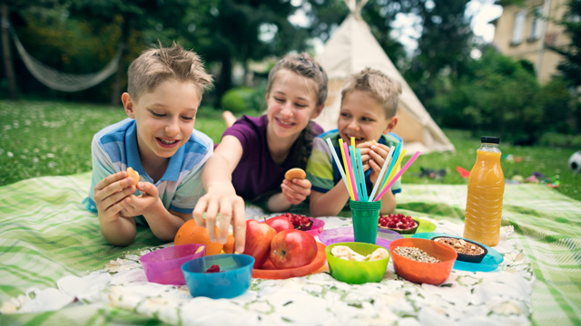 a picnic party is a good summer birthday party idea