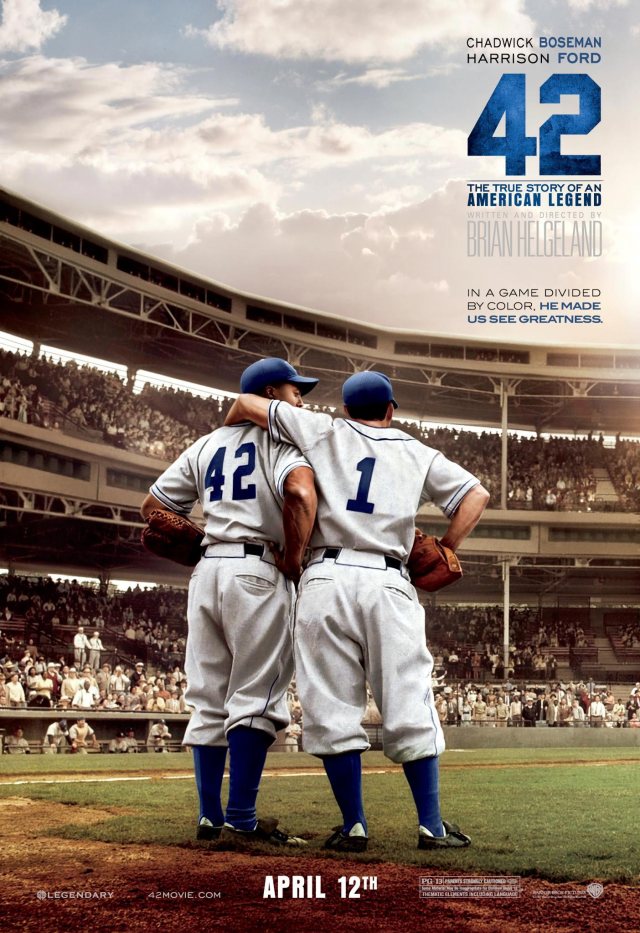 42 is a great baseball movie for kids