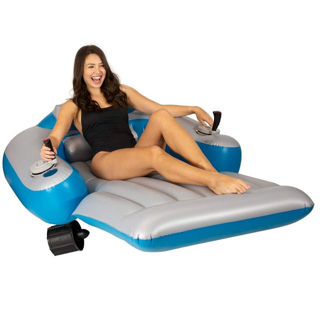 This Motorized Pool Float Takes Summer Lounging to the Extreme