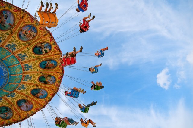 swings, festival, fair, carnival, ride