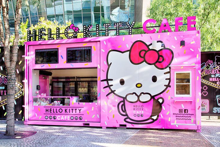 HELLO KITTY CAFE IN LAS VEGAS- Brand New Location at Fashion Show
